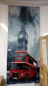 A picture of Big Ben & London bus