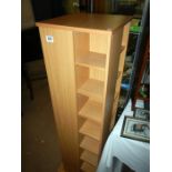 A large CD rack