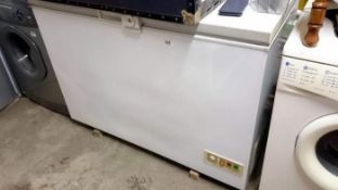 A Frigidaire chest freezer