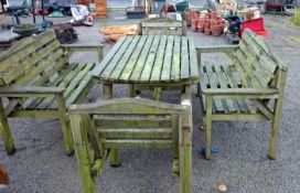 A garden table & chairs