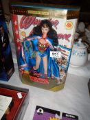 A Barbie doll as Wonder Woman