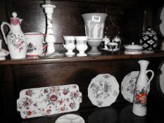 A quantity of miscellaneous items including plates etc.