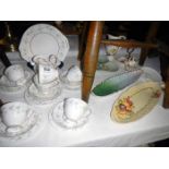 A Queen Anne tea set