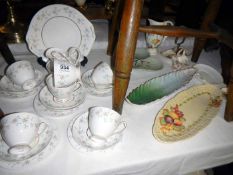 A Queen Anne tea set