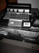 A Digitech vocalist live 2 effects unit with camera, manual, supply & box etc.