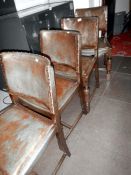 A set of 4 dining room chairs