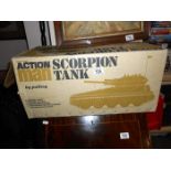 A boxed Action Man Scorpion Tank