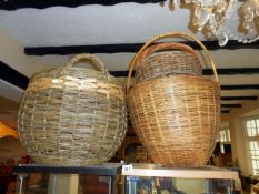 A quantity of basketware