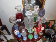 A quantity of glassware, crystal etc