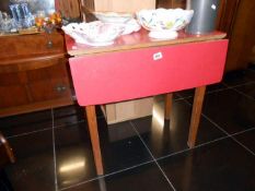 A formica table