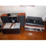 A Sony stereo system, record deck etc