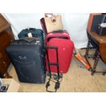 A large quantity of suitcases
