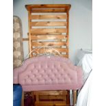 A quantity of double head boards