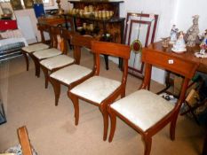 A fine set of 6 dining chairs