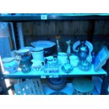 A quantity of china etc, 1 shelf