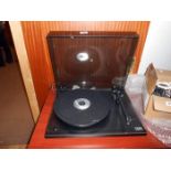 A record player