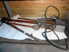 A bolt cropper and spot welder