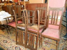 A quantity of old chairs