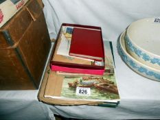 A quantity of stamp albums & stamps including Victoria