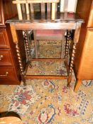 An old oak side table