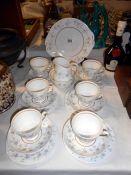 A quantity of china tea sets