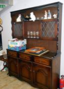 An oak dresser