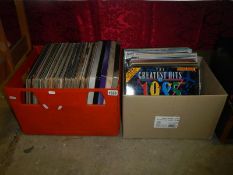 A quantity of LP records mostly 1970/80's including Meat Loaf, Elton John,