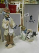 2 boxed Llaldro figures,