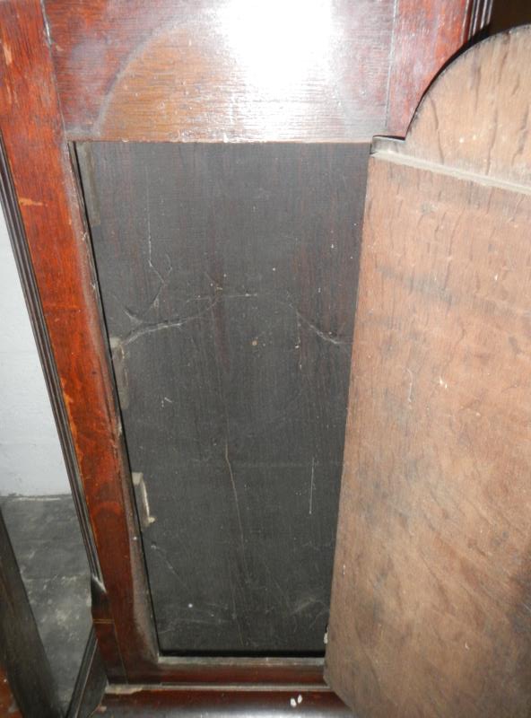 2 Victorian grandfather cases (1 missing its hood - Image 3 of 3