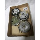 4 vintage aluminium fishing reels