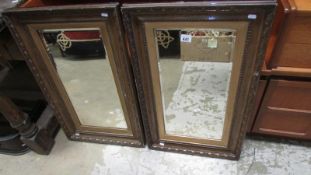 A pair of Victorian mirrors