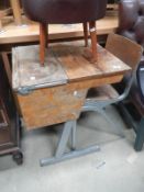 An old school desk & chair