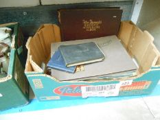 A collection of old photographs & autograph books