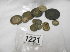 A quantity of British coins including silver dating from 1816-1920