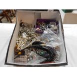 A large quantity of costume jewellery & collectable's including silver items