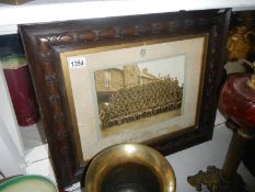 Framed & glazed photograph of 182nd brigade Royal Field Artillery produced by Gale & Polden Ltd.