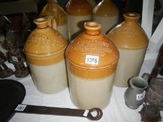 3 stoneware jars all from East Anglia - Colchester,