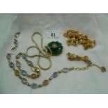 A small quantity of Monet jewellery & other jewellery