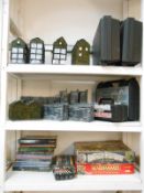 Wargames collection including Warhammer, games workshop cases + games, rulebooks and spare parts,