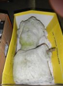 An early stone bust of a cherub late 18th century/ early 19th century