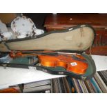 A violin in case