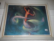 A retro print 'Ribbon Dancer' etc