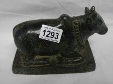 A super Chinese bronze bull,