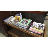 A quantity of music books including The Beatles & record collector magazines