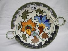 A Dutch hand painted plate marked Loqari-Koninklyk,