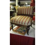 A nursing chair (requires re-upholstering)