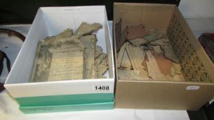 2 early wooden jigsaws of maps - completeness unknown