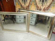 2 rectangle over mantle mirrors,