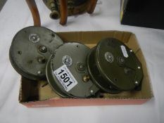 3 vintage Strike Right Tideflo fishing reels