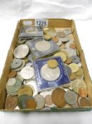 A large quantity of British and foreign coins